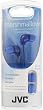 JVC HA-FX33-AE New In Ear Marshmallow Mouldable Stereo Headphones - Blue