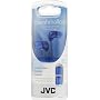 JVC HA-FX33-AE New In Ear Marshmallow Mouldable Stereo Headphones - Blue