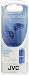 JVC HA-FX33-AE New In Ear Marshmallow Mouldable Stereo Headphones - Blue