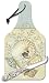 CounterArt Seashells Big Cheese 14-1/4 Inch Glass Board with Cheese Knife