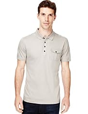 Autograph Pure Cotton Single Pocket Polo Shirt