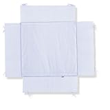 Pinolino 77685-2U - Laufgitter-Einlage universal, Vichy Karo hellblau