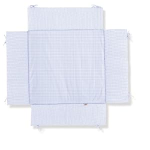 Pinolino 77685-2U - Laufgitter-Einlage universal, Vichy Karo hellblau Pinolino 77685-2U - Laufgitter-Einlage universal, Vichy Karo hellblau
