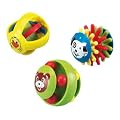Happy People 40906 Funny-Ball - Pelotas de pl�stico con formas divertidas (3 unidades) [importado de Alemania]