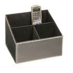 Richards Homewares Black Remote Control Organizer