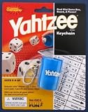 Yahtzee Real Mini Game Box, Board, and Pieces Keychain by Basic Fun