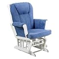 Stork Craft Sleigh Glider Rocker - White