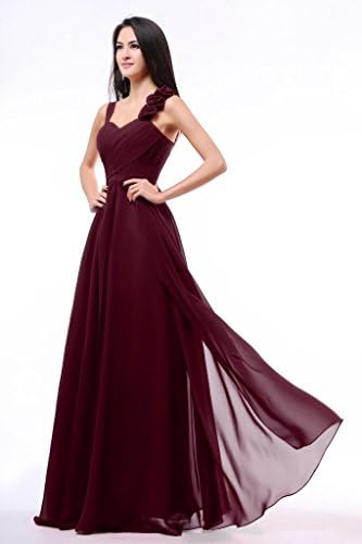 Balllily Women's Formal Bridesmaid Dress Gown Size 8 Burgundy