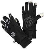 Zensah Smart Running Gloves - Black, Large