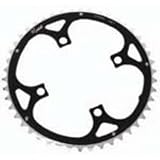 Rocket Alloy Ramped Chainring 104mm 4 Bolt 34T Black/Silver