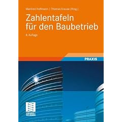Zahlentafeln f�r den Baubetrieb