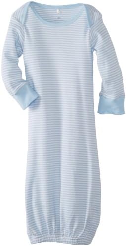 Pure Baby Unisex-Baby Newborn Sleepsuit-2, Pale Blue Stripe, New Born