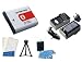Battery And Charger Kit Includes Extended Replacement NP-FG1 Battery + Digi AC/DC Rapid Travel Charger + Mini Tripod + Camera Cleaning Kit + LCD Screen Protectors For Sony Cyber-shot DSC-HX5V, DSC-H55, DSC-WX10, DSC-H70, DSC-HX7V, DSC-HX9V, DSC-H90, DSC-HX30V, DSC-HX20V, DSC-HX10V Digital Camera