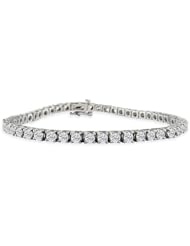4ct Diamond Tennis Bracelet in 14k White Gold IJ, SI2-SI3