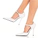 Pleaser Shoes Women's MILAN-25 4 1/2 Pointed-Toe d'Orsay Style Ankle Strap Pump