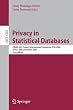 Privacy in Statistical Databases: CENEX-SDC Project International Conference, PSD 2006, Rome, Italy, December 13-15, 2006, Proceedings (Lecture Notes ... Applications, incl. Internet/Web, and HCI)