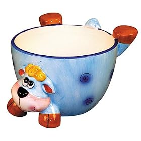 ZooBuds Sheep Hand Painted Ice Cream or Cereal Bowl