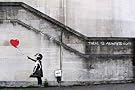 LAMINATED Banksy Girl...