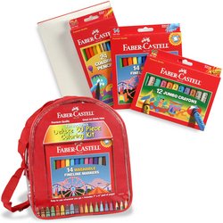 Deluxe 50-Piece Coloring Kit by Faber Castell