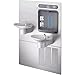 Halsey Taylor HTHBWF-OVLSER-I OVL-II Wall Mounted 8 (GPH) ADA Indoor Rated Bi-Level Bottle Filler Fountain Combo with Recessed Chiller