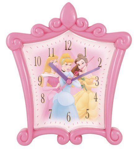 Childrens Toyshop  Kitchen & Housewares : Disney Princess Frame Wall Clock
