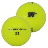 GOLDEN BEAR 【ゴルフ】【1個入り】ゴールデンベア カラフルボール　イエロー