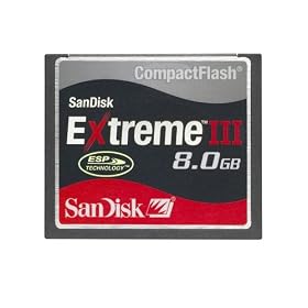 Sandisk 8GB Extreme III Compact Flash CF 30mbs - Retail Pack