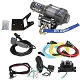 KFI Products SWCAP Winch Combo Package - A3000 KFI 3000lb Electric Winch And... by KFI Products