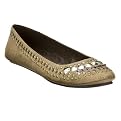 Women's Mossimo Supply Co. Odell Embellished Ballet Flat - Tan