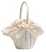 Ivory Satin Flower Basket.