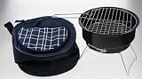 Eigenschaften   / Picknick Grill, Camping Grill, Grillspaß mit integrierter Kühltasche, Holzkohlegrill, Grill, blau