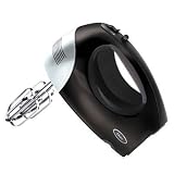 Oster 2577 6-Speed 250-Watt Hand Mixer, Black Stainless by Oster