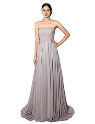 Chiffon Evening Dress/Bridesmaid Dress/Wedding Party Dress 