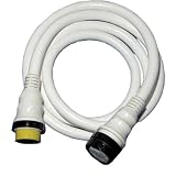 Marinco 6152SPPW-12SC PowerCord PLUS Marine 4-Wire Electrical Shore Power Cordset with LED Power Indicator Light and Sealing Collar System (50-Amp, 125/250-Volt, 12-Feet, White)