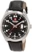 Swiss Military Calibre Men's 06-4T1-04-007 Trooper Black Dial Leather 24-Hour Date Watch