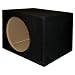 New Single Car Black Subwoofer Box Ported Automotive Enclosure for 12" Woofer 12SP