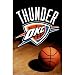 Oklahoma City Thunder (Logo, Basketball) Sports Poster Print - 24x36
