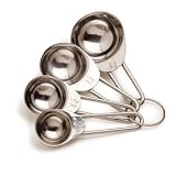 Kitchen Craft Stainless Steel Four Piece Measuring Spoon Set