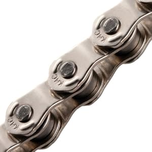 KMC HL710 BMX Bicycle Chain (1-Speed, 1/2 x 1/8-Inch, 98L, Silver)