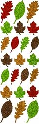 Martha Stewart Crafts Stickers, Glittered Leaves