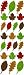 Martha Stewart Crafts Stickers, Glittered Leaves