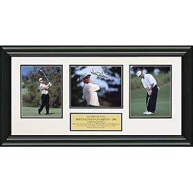 David Duval Framed 8x10 Autographed Photograph Collage with Plate