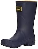 Joules Women's Kelly Welly Rain Boot, Navy, 10 M US