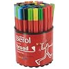 BR30073 Berol Colourbroad Pen Assorted Water Based Ink Tub of 42 CBT S0375970
