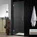 Unidoor Opening 25 inch Frameless Shower Door - Brushed Nickel