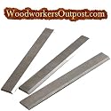 15 x 1 x 1/8 Planer Knives, Delta DC-380, Grizzly, Jet, etc.