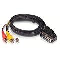Philips SWV 2255 W/10 Scart Audio-/Video-Kabel (3x Cinch) 1,5 m schwarz
