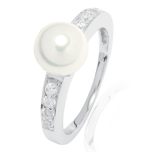  Rafaela Donata - 608000765 - Bague Femme - Argent 925/1000 - Oxyde de Zirconium - T60