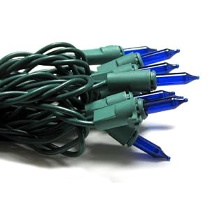 Good Tidings BST78452 Ultimate Litelock Christmas Light Set, Blue