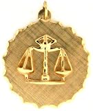 Libra, 14K Gold Charm